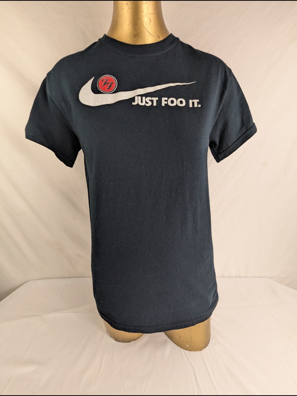 Nike & Foo Fighters Mashup "Just Foo It"  Tee Small